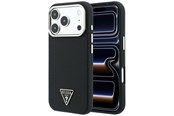 Mobile - Covers & Cases - GUESS Kevlar Triangle Logo MagSafe Case for iPhone 17 Pro / 18 Pro - Black - 3666339653460