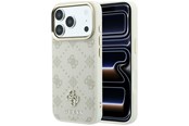Mobile - Covers & Cases - GUESS Peony 4G Small Logo MagSafe Case for iPhone 17 Pro Max / 18 Pro Max - Beige - 3666339654238