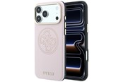 Mobile - Covers & Cases - GUESS Perforated 4G Gold Logo Magsafe Case for iPhone 17 Pro / 18 Pro - Pink - 3666339652869