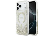 Mobile - Covers & Cases - GUESS Resin Bottom Glitter MagSafe Case for iPhone 18 Pro Max / 17 Pro Max - Gold - 3666339673581