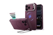 Mobile - Covers & Cases - ESR Cyber Tough Kickstand MagSafe Case for iPhone 18 Pro / 17 Pro - Burgundy - 4894240303924