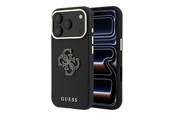 Mobile - Covers & Cases - GUESS Grained & Big Resin Logo Case for iPhone 18 Pro Max / 17 Pro Max - Black - 3666339654917
