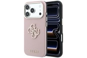 Mobile - Covers & Cases - GUESS Grained & Big Resin Logo Case for iPhone 18 Pro Max / 17 Pro Max - Pink - 3666339654955