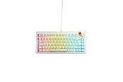 Tangentbord - Glorious GMMK 3 HE - förbyggt trådbundet gamingtangentbord 75% - vit - DE QWERTZ - GLO-KB-GMMK3-75-PB-HE-W-WHT-DE
