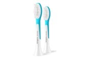 Tandborste - Philips Borsthuvuden Sonicare For Kids HX6042 - replacement brushhead - white/sea - HX6042/90