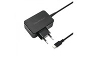 Mobile - Adapters & Chargers - Qoltec 51024 USB-C nätadapter - 65 W PD - 5-20 V - 1.2 m kabel - 51024
