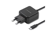 Mobile - Adapters & Chargers - Qoltec 50197 USB-C nätadapter - 12 W - Svart - 50197