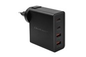 Mobile - Adapters & Chargers - Qoltec Power Pro 52383 GaN nätadapter - 130 W - 2x USB-A, 2x USB-C - 52383