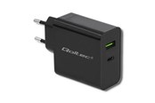 Mobile - Adapters & Chargers - Qoltec USB-C-strömadapter 51717 - 42 W - 1-port - Svart - 51717
