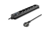 Strömkabel (extern) - Qoltec Quick switch 50172 överspänningsskydd - 6 AC-uttag - 5 m kabel - 50172