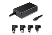 Laddare - Qoltec 51761 strömadapter för bärbar dator - 65 W - AC 220-240 V - Svart - 51761