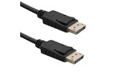 Displaykabel - Qoltec DisplayPort-kabel 50586 - DisplayPort 1.4 - 1.5 m - Svart - 50586