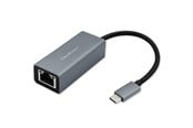 Systemtillbehör - Qoltec USB-C 3.1 nätverksadapter - Gigabit Ethernet - Grå - 50352