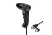 Systemtillbehör - Qoltec 50868 Handhållen streckkodsläsare - 1D/2D Laser - USB - Trådlös - 50868