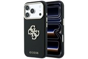 Mobile - Covers & Cases - GUESS Smooth & Big Strass Logo Case for iPhone 18 Pro / 17 Pro - Black - 3666339654269