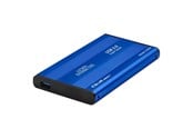 Systemtillbehör - Qoltec 51859 HDD/SSD-kabinett - 2.5" SATA III - USB 3.0 - Blue - 51859
