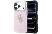 Mobile - Covers & Cases - GUESS Smooth & Big Strass Logo Case for iPhone 18 Pro / 17 Pro - Pink - 3666339654382
