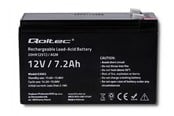 Battery - Qoltec 53062 UPS-batteri - 12 V 7.2 Ah blysyra - 53062