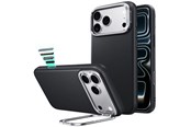 Mobile - Covers & Cases - ESR Leather Kickstand MagSafe Case for iPhone 18 Pro / 17 Pro - Black - 4894240304129