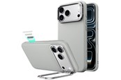 Mobile - Covers & Cases - ESR Leather Kickstand MagSafe Case for iPhone 18 Pro Max / 17 Pro Max - Gray - 4894240304037