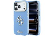 Mobile - Covers & Cases - GUESS IML 4G Script Metal Case for iPhone 18 Pro Max / 17 Pro Max - Light Blue - 3666339655839