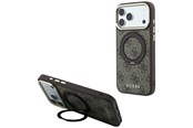 Mobile - Covers & Cases - GUESS Ring Stand 360 4G Classic Logo MagSafe Case for iPhone 18 Pro Max / 17 Pro Max - Brown - 3666339654597