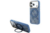 Mobile - Covers & Cases - GUESS Ring Stand 360 4G Classic Logo MagSafe Case for iPhone 18 Pro Max / 17 Pro Max - Blue - 3666339654719