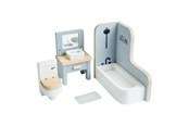 Träleksaker - Bigjigs Wooden Dollhouse Bathroom Furniture - 4-piece. - 38002