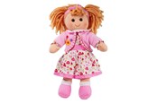 Dockor & Tillbehör - Bigjigs Fabric Doll Kelly - 35cm - BJD013