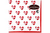 Kökstillbehör - Asp-Holmblad Servetter HEARTS OF DANNEBROG - 97406
