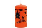 Decoration - Asp-Holmblad Blockljus "HALLOWEEN CAT" - 72203