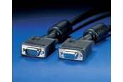 Displaykabel - Roline VGA-förlängningskabel 10,0 Meter M / F - 11.04.5310