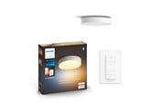 Smarta Hem - Philips Hue Enrave Liten Takplafond Vit + Dimmer Switch V2 - 8500926