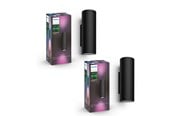 Smarta Hem - Philips Hue Appear Svart – Dubbel vägglamp-bundle - 8500993