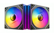Chassi fläkt - DUTZO INF 120 PWM ARGB (2-pack) - Chassi fläkt - 120mm - Svart med RGB LED - 29 dBA - 8501027