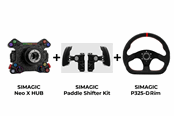 Spel Tillbehör - Simagic Neo X Hub + Paddle Shifter + P-325-D Suede - Simracingpaket - 8501100