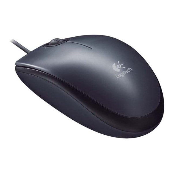 Logitech M90 mus - Mouse - Optic - 3 knappar - Svart