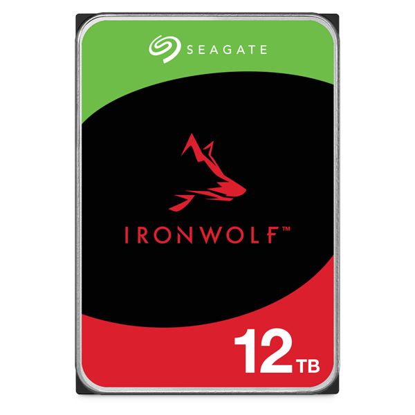 Seagate IronWolf - 12TB - Hårddisk - ST12000VN0008 - SATA-600 - 3,5"