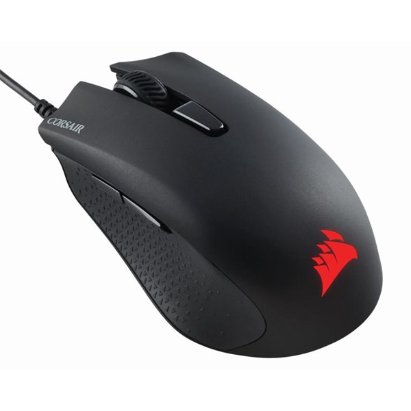 Corsair Harpoon RGB PRO - Gamingmus - Optic - 6 knappar - Svart med RGB ljus