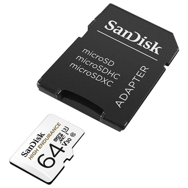 SANDISK High Endurance microSD/SD - 100MB/s - 64GB