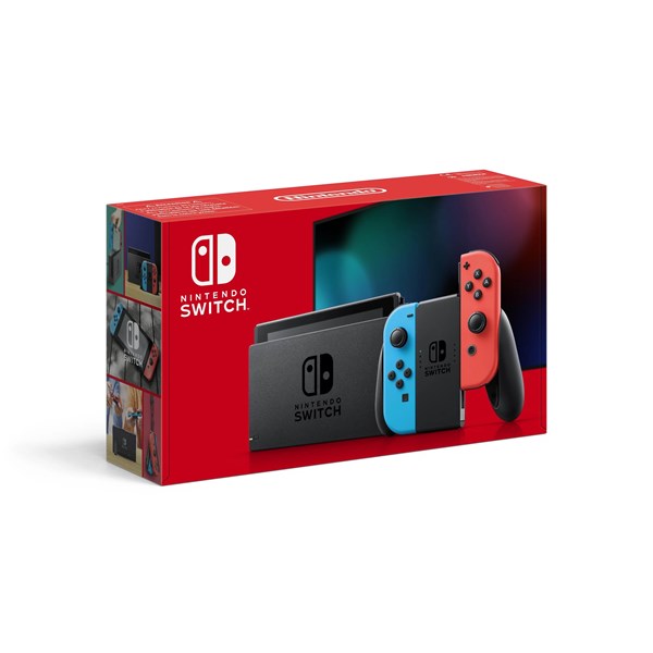 Nintendo Switch With Joy-Con - Neon Blue and Neon Red