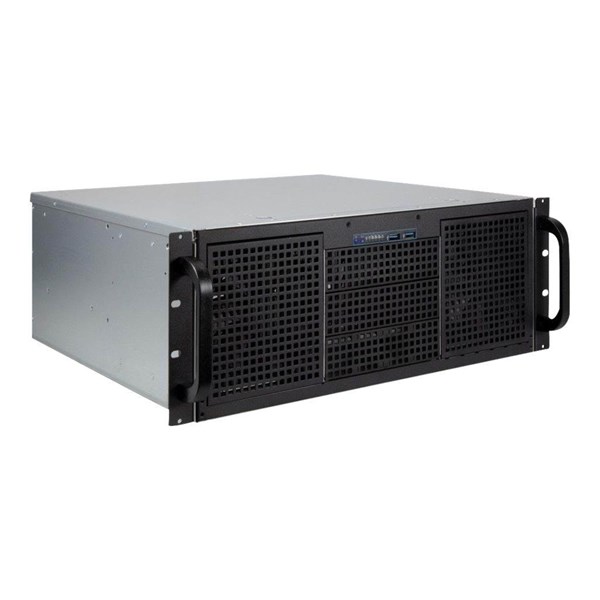 Inter-Tech IPC 4U-40240 - Chassi - Server (Rack) - Svart