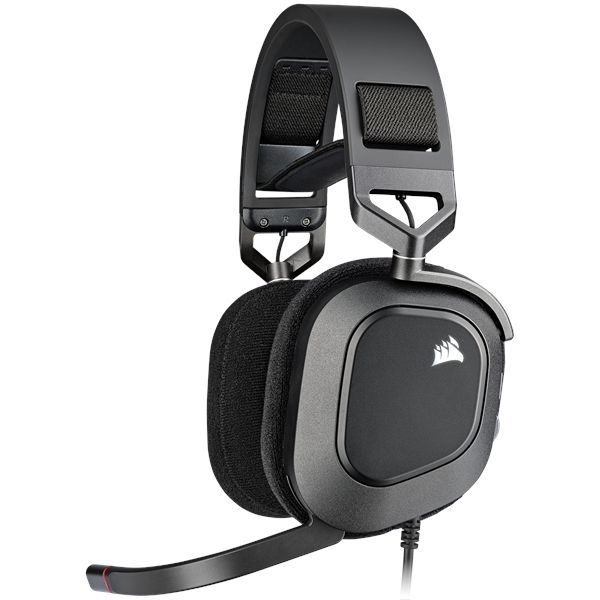 Corsair HS80 RGB USB Premium Gamingheadset – Kolsvart