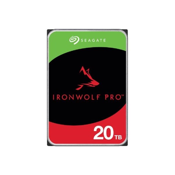 Seagate IronWolf Pro - 20TB - Hårddisk - ST20000NT001 - SATA-600 - 3,5"