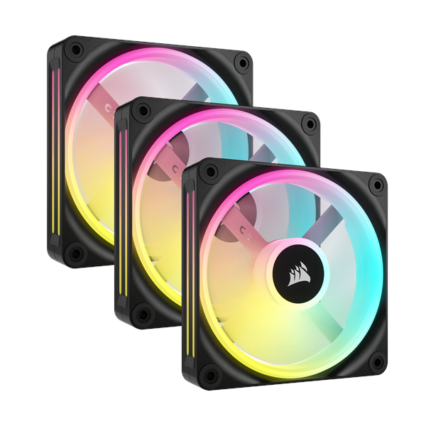 Corsair iCUE LINK QX120 RGB Starter Kit - Black