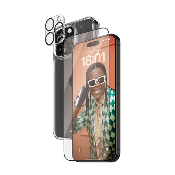 PanzerGlass 3-in-1 Pack iPhone 15 Pro Max