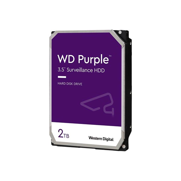 WD Purple - 2TB - Hårddisk - WD23PURZ - SATA-600 - 3,5"
