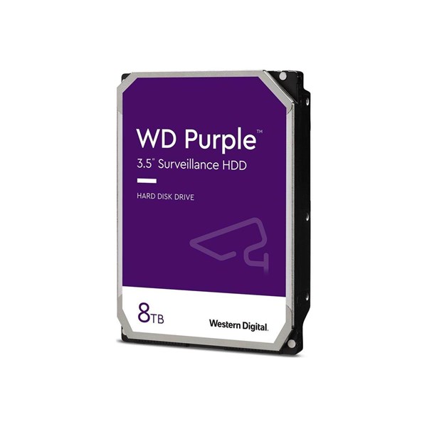 WD Purple - 8TB - Hårddisk - WD85PURZ - SATA-600 - 3,5"