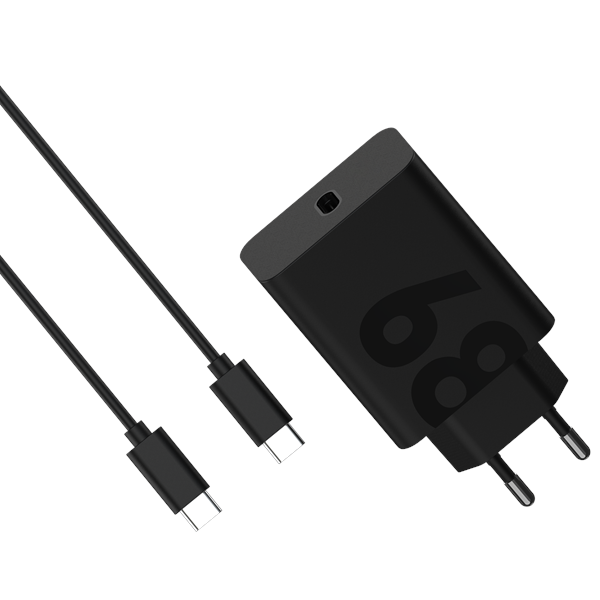 Motorola TurboPower 68W Power Adapter - Black (incl. USB-C cable)