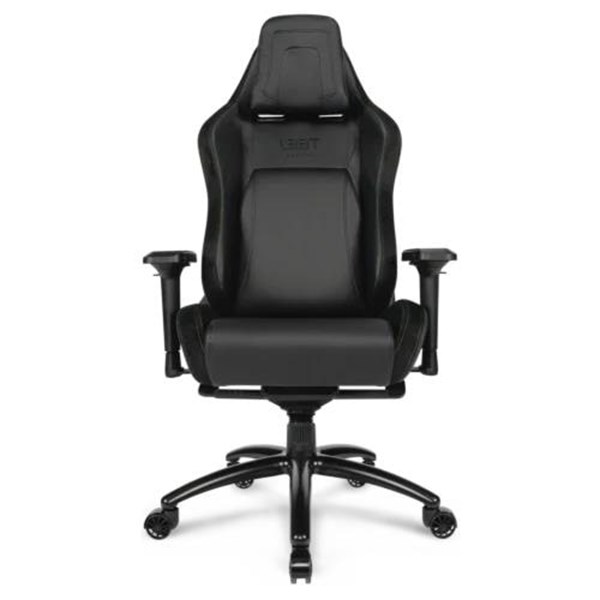 L33T E-Sport Pro Comfort Gaming Chair (PU) Black Gaming Stol - Svart - PU-skin - 170 kg